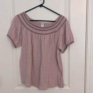 Old Navy lavender scoop neck tee